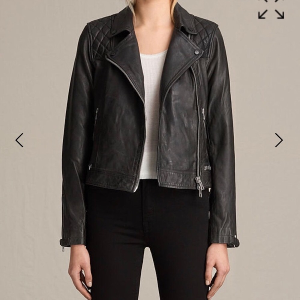 🧥SOLD🧥 All Saints Conroy Leather Jacket